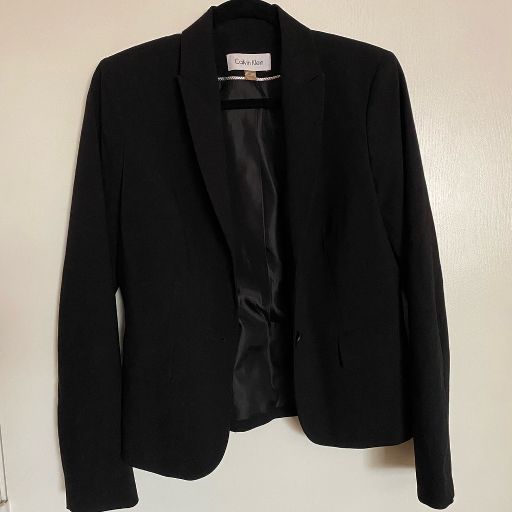 Calvin Klein black blazer